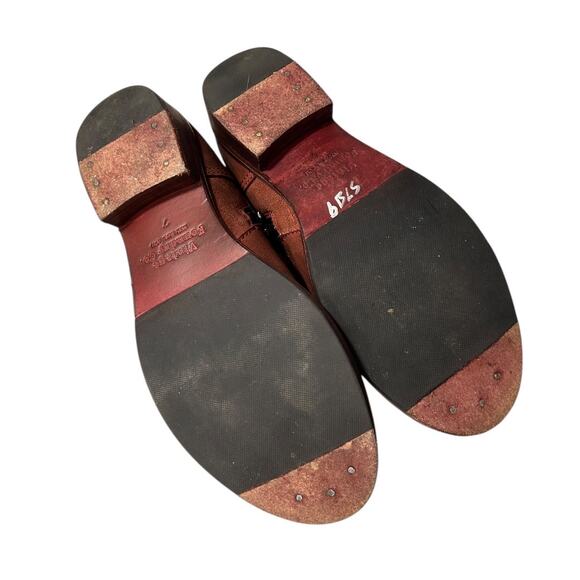 Vintage Foundry Co. Women's Miriam Suede Moto Boot Women's Size 7 Red - Picture 5 of 8